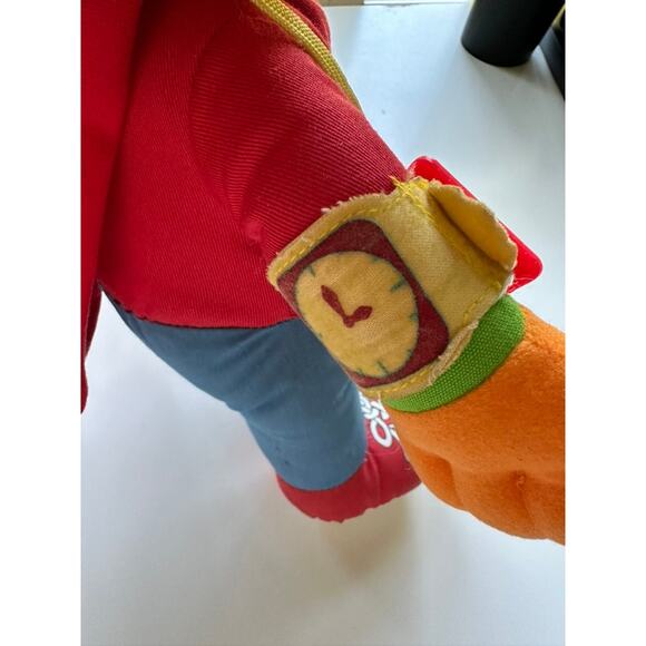 Sesame Street Ernie Plush Vtg Dress Me Up 1990 Playskool Zip Button EUC Doll - Picture 7 of 9